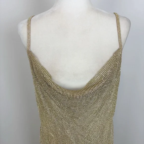 SNDYS Sunset Dress in Gold Size M - Picture 3 of 14